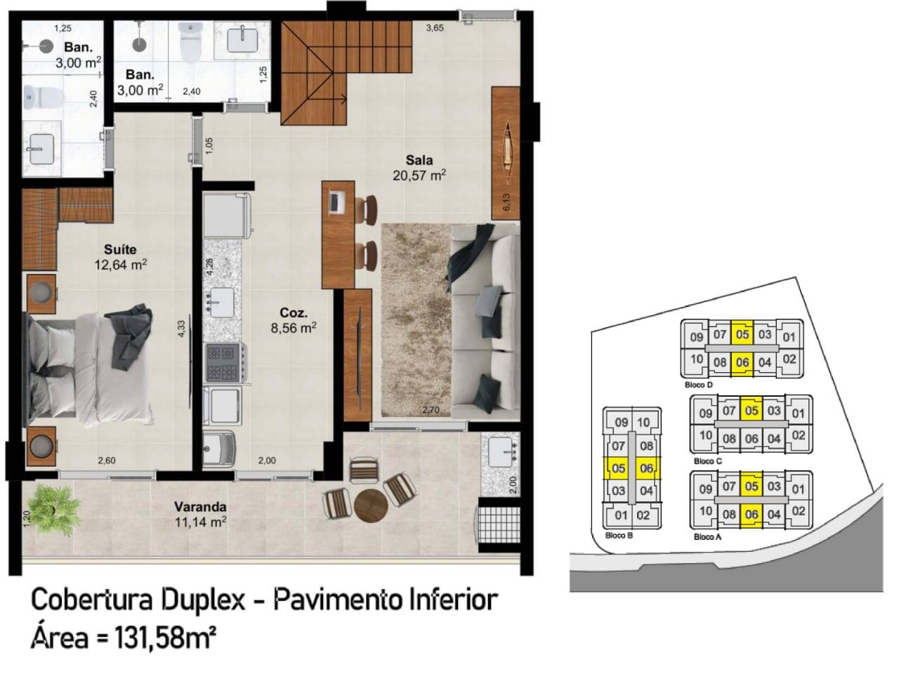 Apartamento à venda com 1 quarto, 64m² - Foto 32