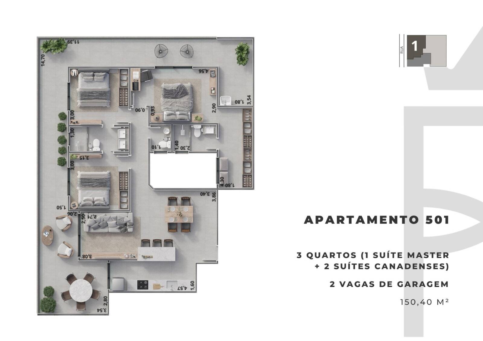 Apartamento à venda com 1 quarto, 60m² - Foto 25